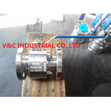 Two PCS Body Stainless Steel Float Ball Valve